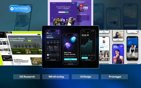 UIUX design work by Paultechnolog