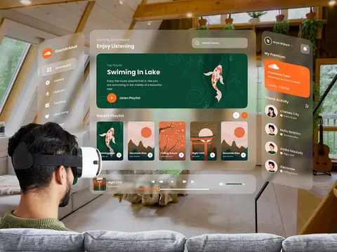 VR & AR app, Interface design