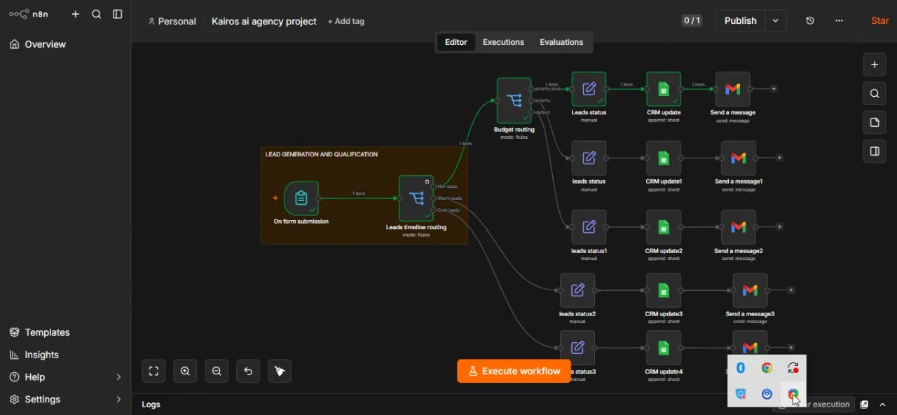 Lead qualification engine: Sales automation workflow by Paultechnolog